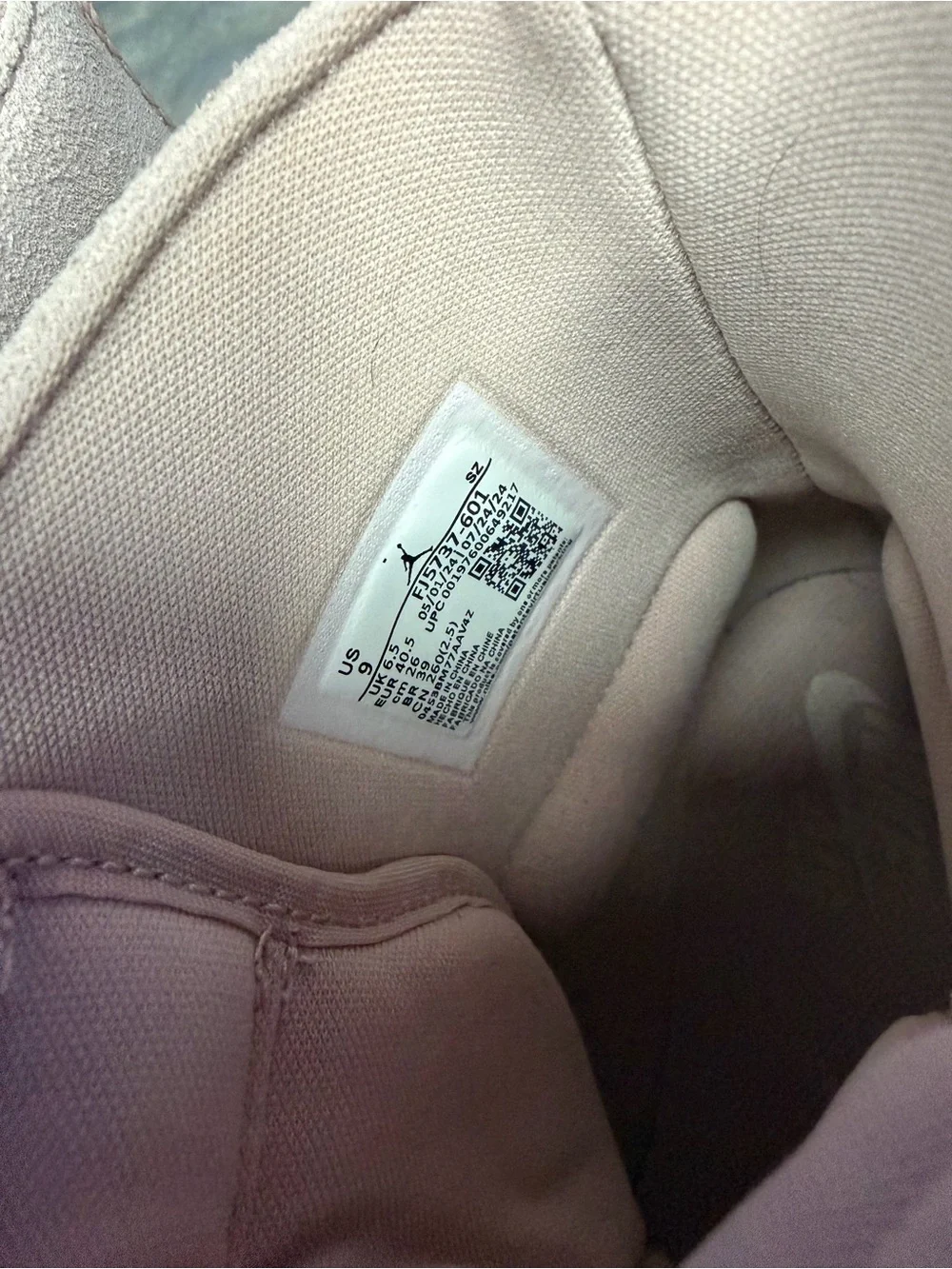 Air Jordan 1 Brooklyn Pink Oxford Platform Boots Women’s 9